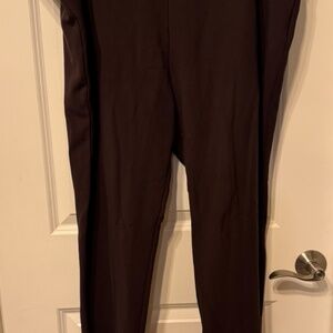 Deep chocolate brown leggings